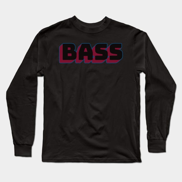 Bass Long Sleeve T-Shirt by Analog Designs